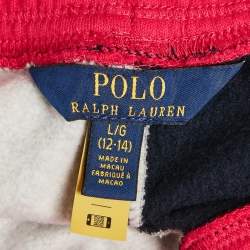 Pre Owned Polo Ralph Lauren Kids Multicolor Cotton Joggers L/12-14Yrs