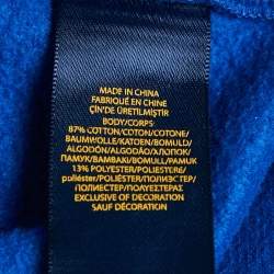 Pre Owned Polo Ralph Lauren Kids Blue Cotton Drawstring Joggers L/(14-16 Yrs)