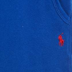 Pre Owned Polo Ralph Lauren Kids Blue Cotton Drawstring Joggers L/(14-16 Yrs)