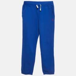 Pre Owned Polo Ralph Lauren Kids Blue Cotton Drawstring Joggers L/(14-16 Yrs)