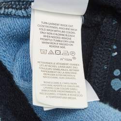 Pre Owned Polo Ralph Lauren Kids Blue Striped Cotton Zip-Up Jacket 3Yrs