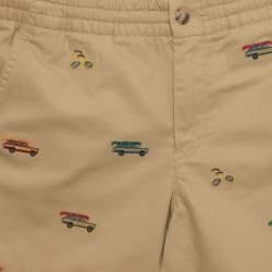 Pre Owned Polo Ralph Lauren Boys Brown Embroidered Shorts 14Yrs