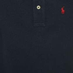 Pre Owned Polo Ralph Lauren Kids Blue Cotton Polo T-Shirt 3Yrs