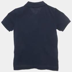Pre Owned Polo Ralph Lauren Kids Blue Cotton Polo T-Shirt 3Yrs