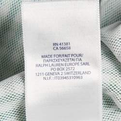 Pre Owned Polo Ralph Lauren Kids Green Checks Cotton Shorts M/10-12Yrs