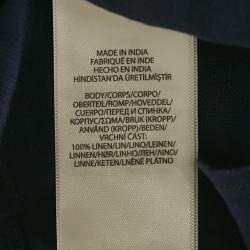 Pre Owned قميص بولو من رالف لورين قطن مخطط وردي بقصة ضيقة وأزرار أمامية مقاس متوسط (ميديوم)