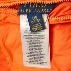 Pre Owned Polo Ralph Lauren Boys Colorblocked Reversible Puffer Jackets L/14-16Yrs