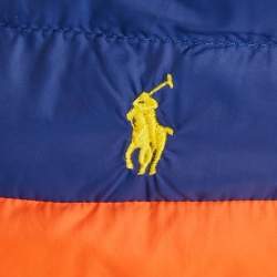 Pre Owned Polo Ralph Lauren Boys Colorblocked Reversible Puffer Jackets L/14-16Yrs