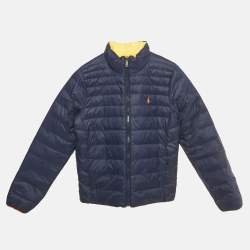 Pre Owned Polo Ralph Lauren Boys Colorblocked Reversible Puffer Jackets L/14-16Yrs