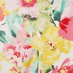Polo Ralph Lauren Kids Multicolor Floral Print Cotton Trousers 5 Yrs
