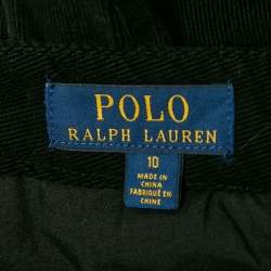 Polo Ralph Lauren Kids Black Bear Print Corduroy Pants 10 Yrs