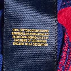 Polo Ralph Lauren Pink/Blue Rugby Applique Jersey Dress 7 Yrs
