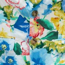 Polo Ralph Lauren Kids Multicolor Floral Print Cotton Blazer 7 Yrs