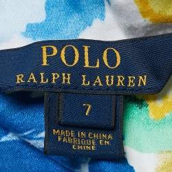 Polo Ralph Lauren Kids Multicolor Floral Print Cotton Blazer 7 Yrs