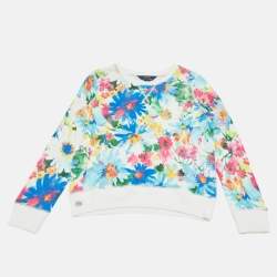 Pre Owned Polo Ralph Lauren Kids Multicolor Floral Print Sweatshirt L/12-14Yrs