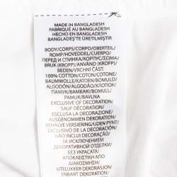 Pre Owned قميص بولو رالف لورين أبيض قطن أزرار أمامية 6-7 سنوات