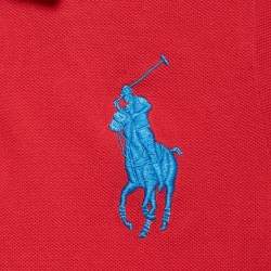 Polo Ralph Lauren Red Cotton Pique Polo T-Shirt 6 Yrs