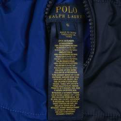 Polo Ralph Lauren Kids Blue/Yellow Synthetic Reversible Puffer Vest 6 Yrs 