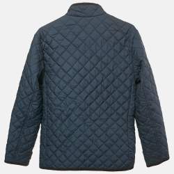 Polo Ralph Lauren Navy Blue Quilted Zip Front Jacket L /16-18 Yrs