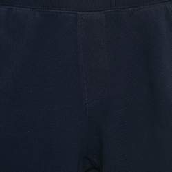 Pre Owned Polo Ralph Lauren Kids Navy Blue Logo Embroidered Cotton Shorts 6 yrs 