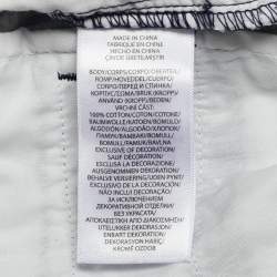 مملوكة مسبقًا شورت بولو رالف لورين أطفال أزرق بحري قطن مطبوعة 8 سنوات