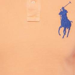 Pre Owned Polo Ralph Lauren Kids Orange Cotton Polo T-Shirt XL/18-20 Yrs