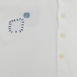 Pre Owned Polo Ralph Lauren Kids White Embroidered Cotton Polo T-Shirt L/12-14Yrs 