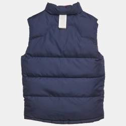 Pre Owned Polo Ralph Lauren Kids Red/Navy Blue Synthetic Reversible Gilet 7Yrs