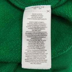 Pre Owned Polo Ralph Lauren Kids Green Logo Embroidered Cotton Blend Hoodie 8-10 Yrs