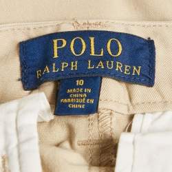 مملوكة مسبقًا شورط بولو رالف لورين أطفال بيج قطن 10 سنوات