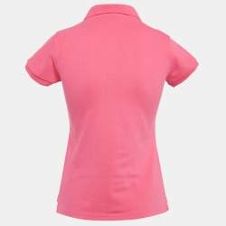 Pre Owned Polo Ralph Lauren Kids Pink Pique Cotton T-Shirt 12-14 Yrs 