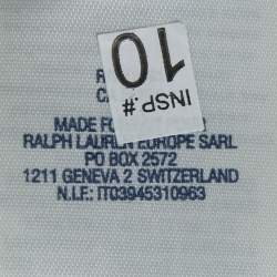 Polo Ralph Lauren Kids Green Pique Cotton Polo Dress 8-10 Yrs 