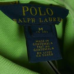 Polo Ralph Lauren Kids Green Pique Cotton Polo Dress 8-10 Yrs 