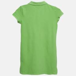 Polo Ralph Lauren Kids Green Pique Cotton Polo Dress 8-10 Yrs 