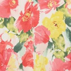 Polo Ralph Lauren Kids Pink Floral Print Pique Cotton Pleated Polo Dress 6 Yrs 