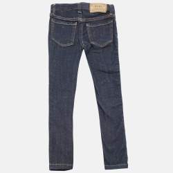 Polo Ralph Lauren Kids Navy Blue Denim Aubrie Legging Jeans 6 Yrs