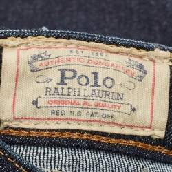 Polo Ralph Lauren Kids Navy Blue Denim Aubrie Legging Jeans 6 Yrs