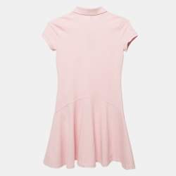 Polo Ralph Lauren Kids Pink Cotton Flare Polo Dress 12-14 Yrs
