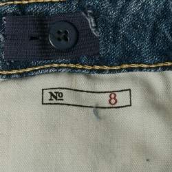 Pre Owned Polo Ralph Lauren Kids Blue Denim Mini Skirt 8Yrs