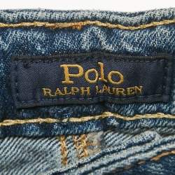 Pre Owned Polo Ralph Lauren Kids Blue Denim Mini Skirt 8Yrs