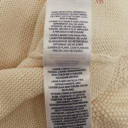 Pre Owned Polo Ralph Lauren Ivory Dog Intarsia Wool Knit Sweater 4Yrs