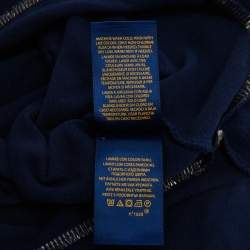 Pre Owned Polo Ralph Lauren Kids Navy Blue Cotton peplum T-Shirt 5Yrs