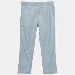 Pre Owned بنطلون بولو رالف لورين كيدز قطني أزرق مقاس 12 سنة