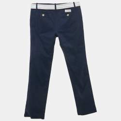 Pre Owned Ralph Lauren Kids Navy Blue Gabardine Trousers 12-14 Yrs