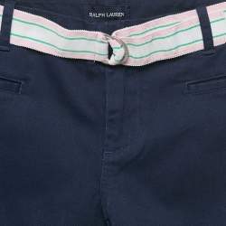Pre Owned Ralph Lauren Kids Navy Blue Gabardine Trousers 12-14 Yrs