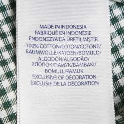 Pre Owned Ralph Lauren Kids Green Gingham Cotton Blake Shirt L (14-16) 