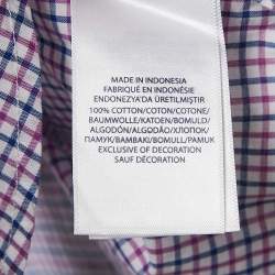 Pre Owned Ralph Lauren Kids Purple Checks Cotton Long Sleeve Shirt 14/16 Yrs 