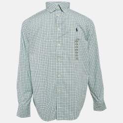 Polo Ralph Lauren Red Checked Long Sleeve Shirt L Ralph