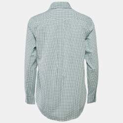 Pre Owned Ralph Lauren Kids Green Check Cotton Long Sleeve Shirt 14/16 Yrs 