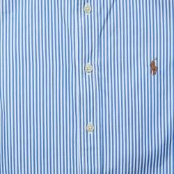Pre Owned Ralph Lauren Kids Blue Check Cotton Long Sleeve Shirt 14/16 Yrs
